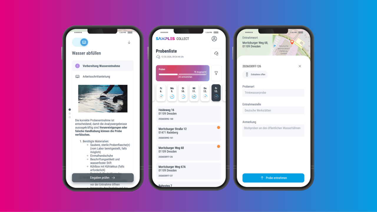 Sampling app: consistently efficient sampling processes