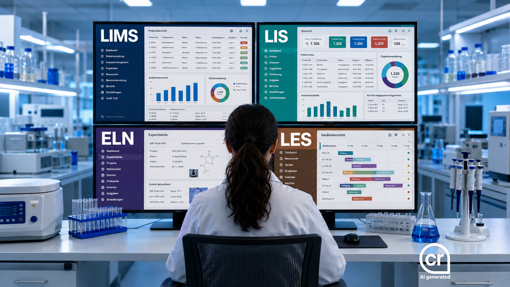 Welche Laborsysteme gibt es und welches passt zu meinen Anforderungen? LIMS, LIS, ELN und LES im Vergleich