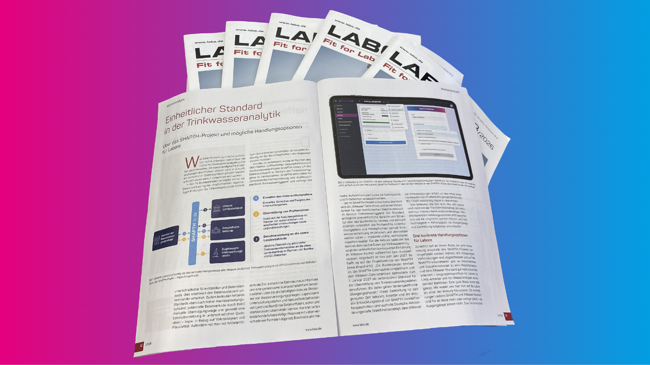 Redaktioneller Fachbeitrag: Wasseranalytik und SAMPLES